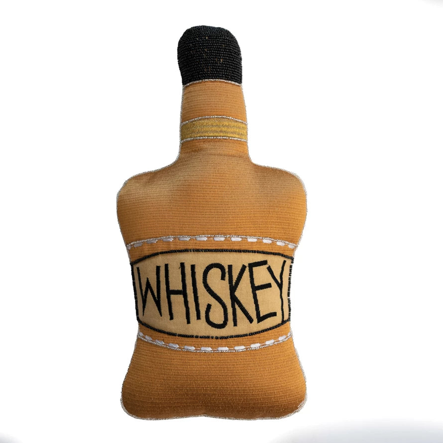 Whiskey Bottle Pillow