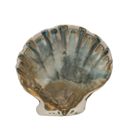 Stoneware Shell Dish