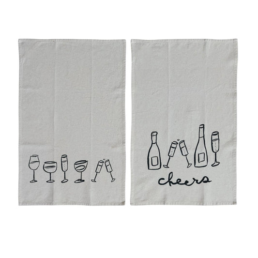Wine Art Tea Towel