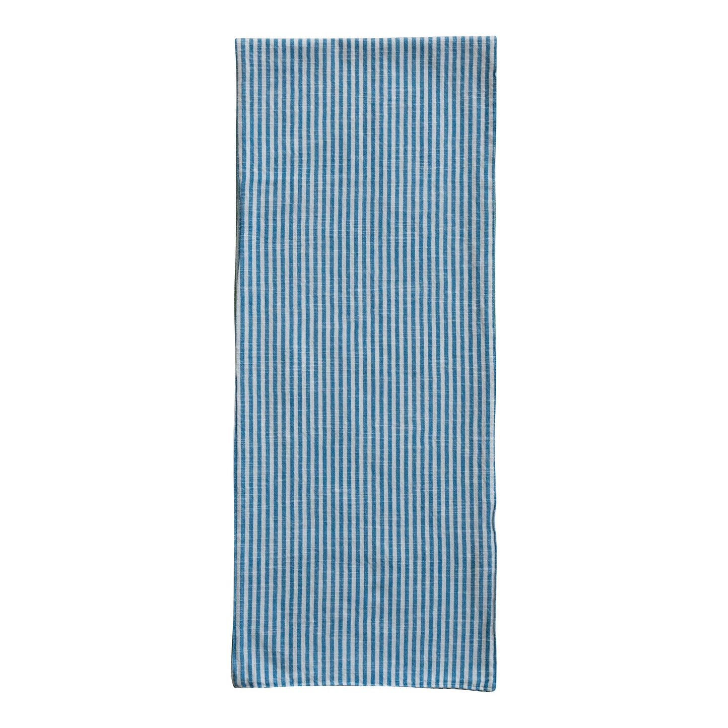 Blue & Green Striped Runner