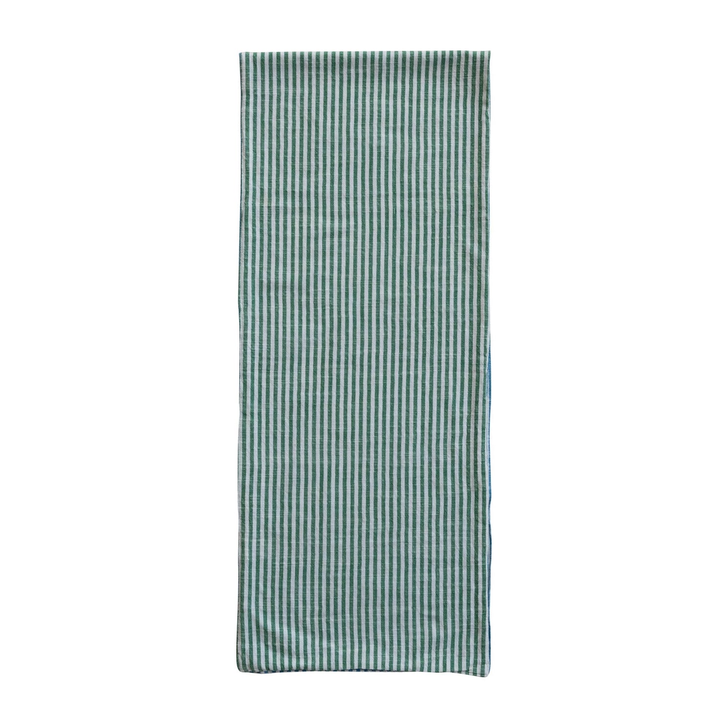 Blue & Green Striped Runner
