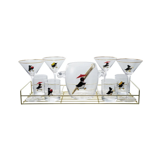 Vintage Reproduction Barware Set