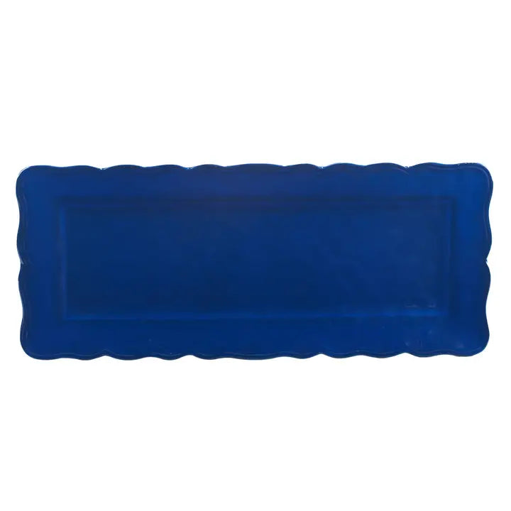 Indigo Blue Rectangular Platter