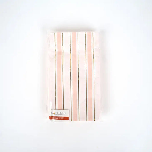 Striped Pink Guest Towels