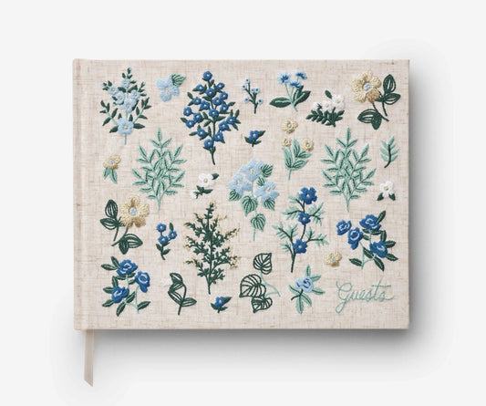 Embroidered Guest Book
