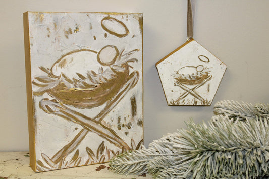 Handpainted Canvas Art Manger