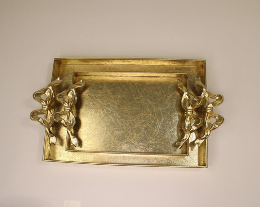 Gilded Bow Tray