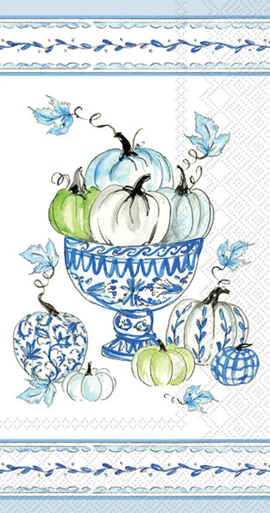 Chinoiserie Pumpkins Guest Napkin