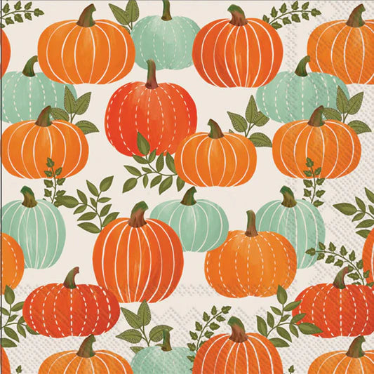 U Pick Pumpkins Cocktail Napkin