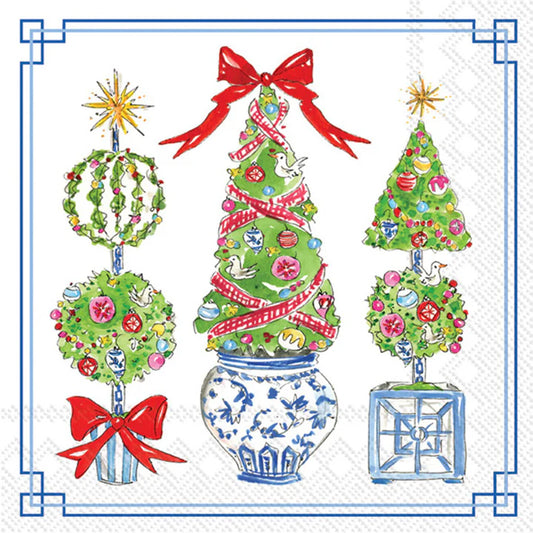 Bright Topiary Trees Luncheon