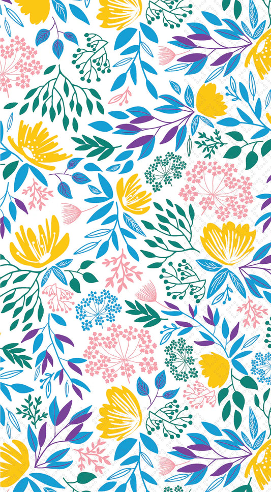 Floral Fantasy Guest Towel