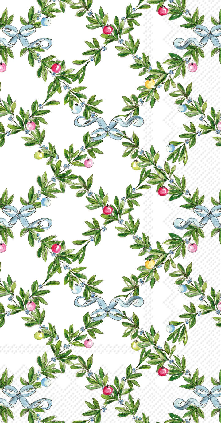 Boxwood Orn Guest Napkin