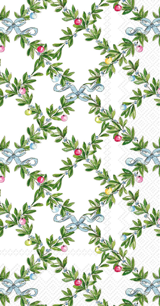 Boxwood Orn Guest Napkin