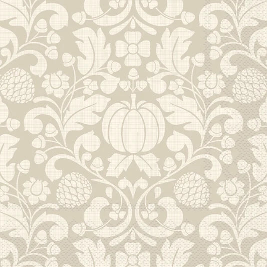 Francis Cream Cocktail Napkin