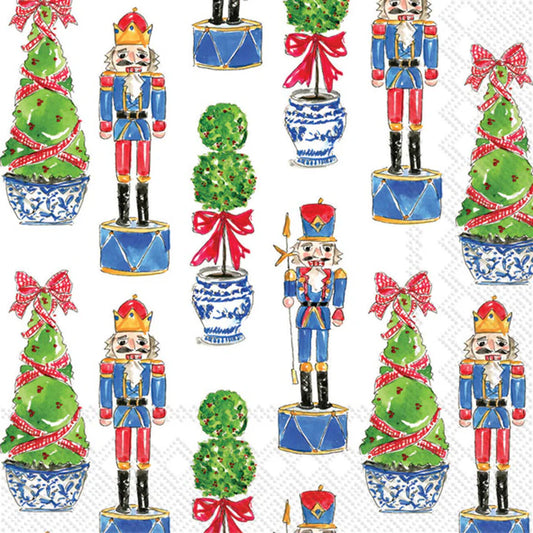 Nutcrackers and Topiaries Lunch Napkins