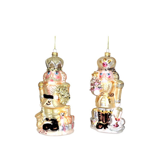 Blush Nutcracker Ornament