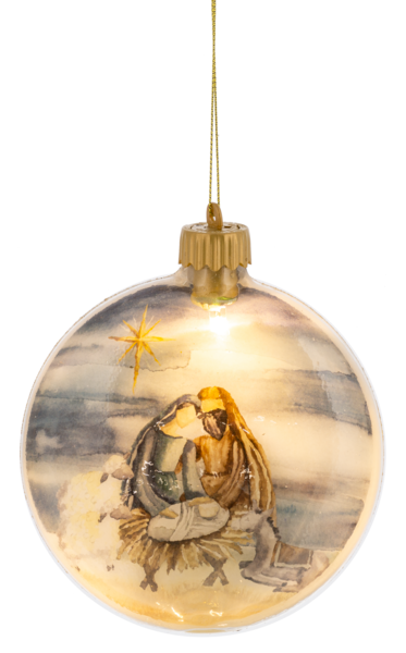 LED Light Up Watercolor Holy Family