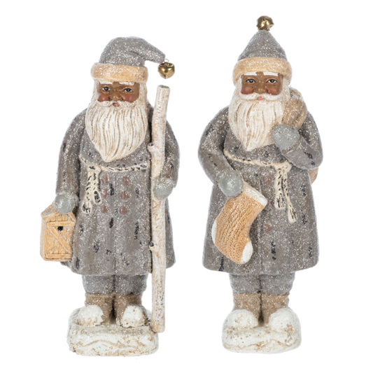 Woodland Santa Figurines