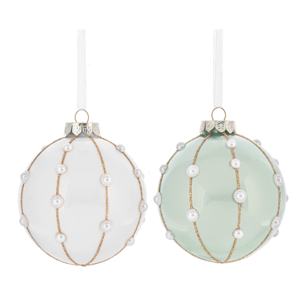 Beaded Ball Orn