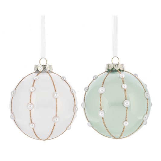 Beaded Ball Orn