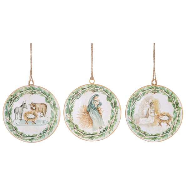 Holy Family Disk Orn