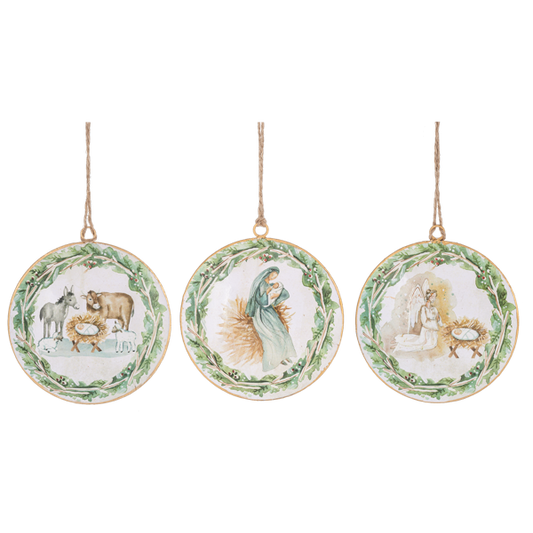Holy Family Disk Orn