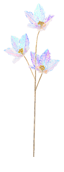 Iridescent Flower Spray