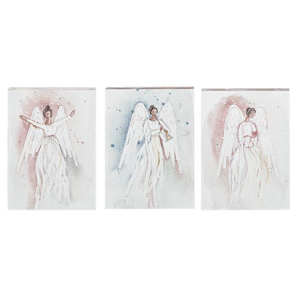 Watercolor Angel Art Blocks