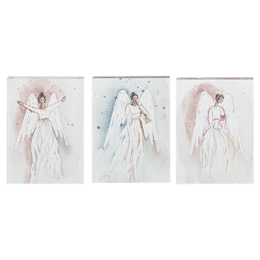Watercolor Angel Art Blocks