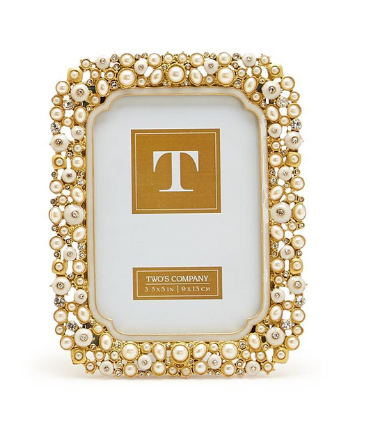 Pearl and Rhinestone Photo Frame