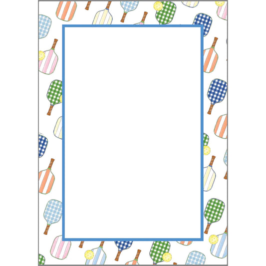 Preppy Pickleball Notepad