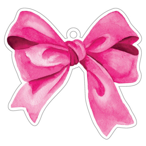 Pink Bow Gift Tags