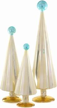 Pleated Tree Set Pearl Blue