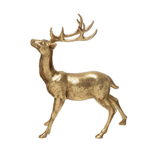 Golden Standing Deer