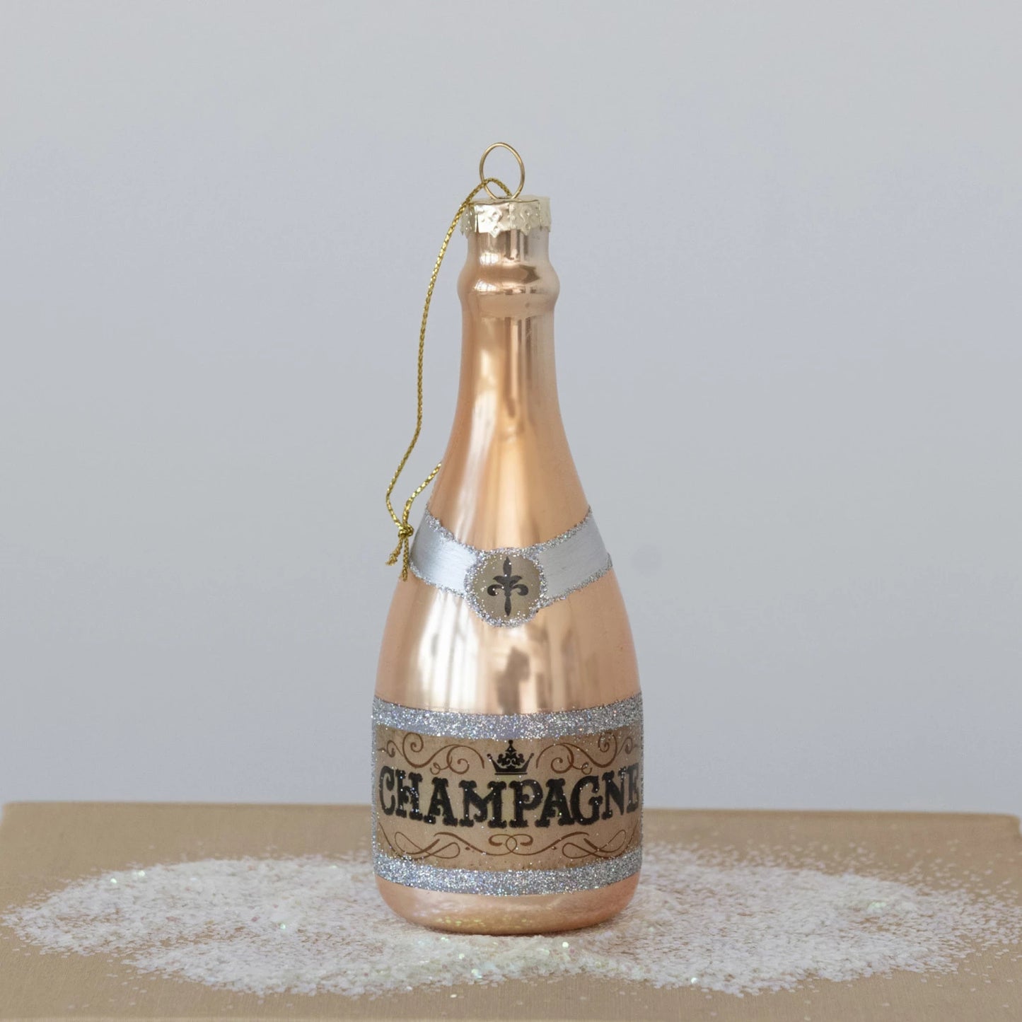 Champagne Bottle Ornament