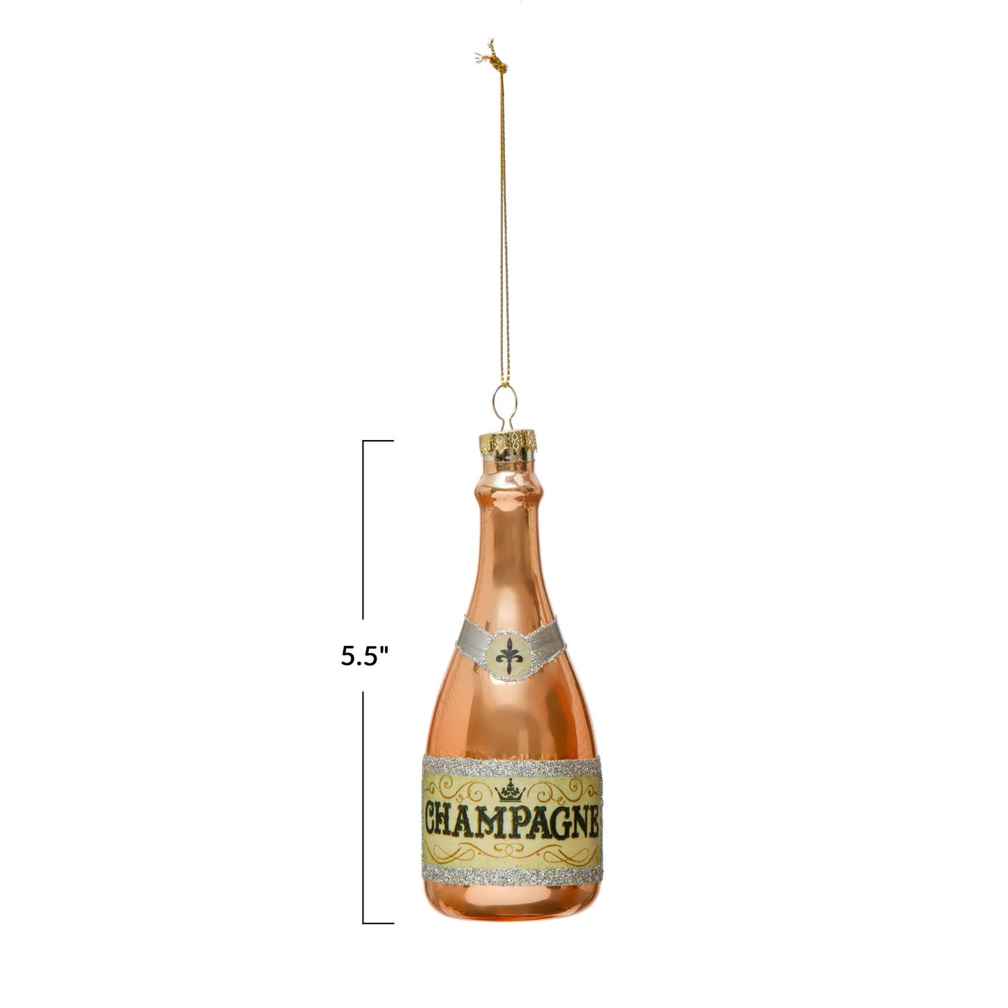 Champagne Bottle Ornament