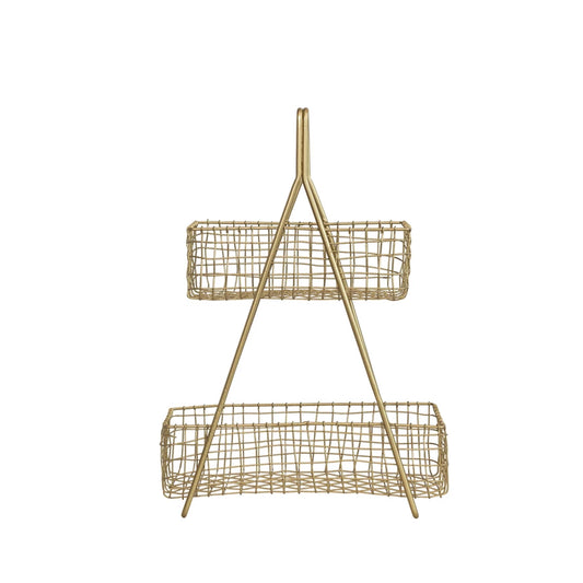 Tiered Metal Basket