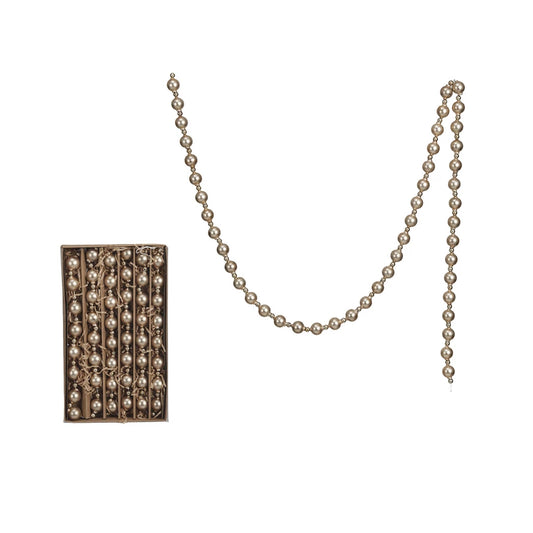 Glass Brushed Gold Garland