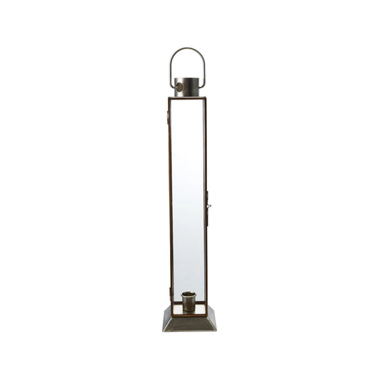 Metal & Glass Lantern Taper Holder
