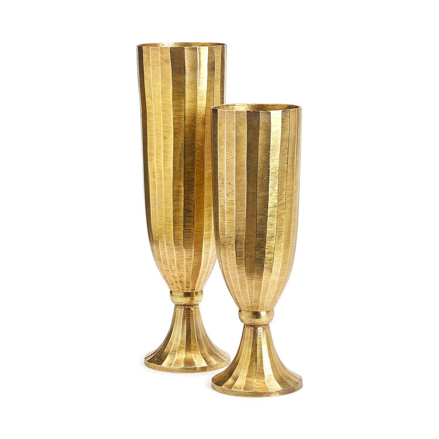 Golden Pedestal Vase Small