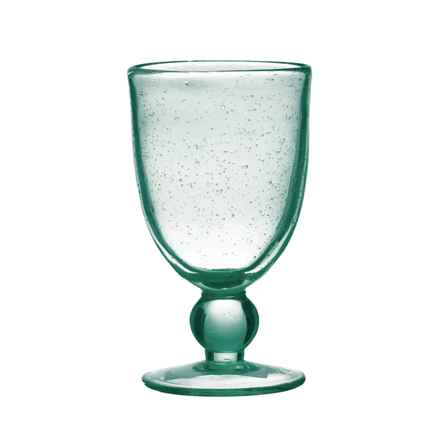 Bubble Stemmed Glass