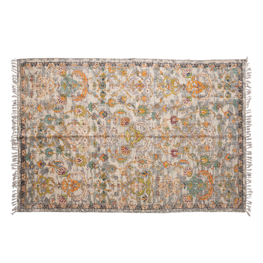 Dhurrie Rug Fringed