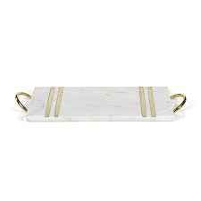 Marble/Brass Rec Tray