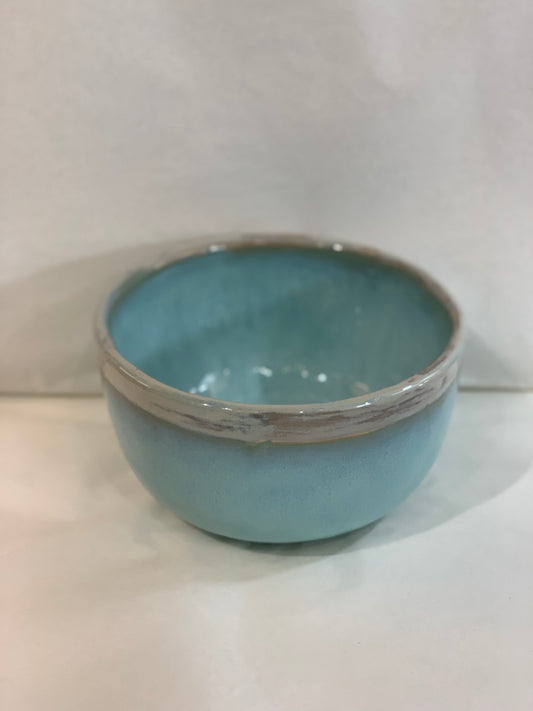 7" Tall Nesting Bowl - Aqua